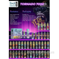 Randm tornado 7000puffs sekali pakai vape cool mint